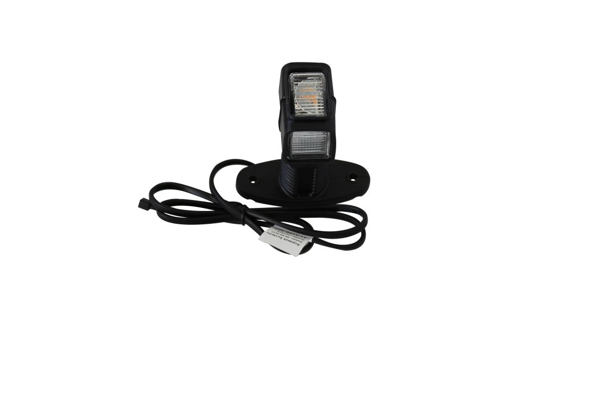 ASPÖCK Superpoint IV Umrissleuchte LED  rot/weiß/gelb rechts, m. SML, 1 m DC-Kabel