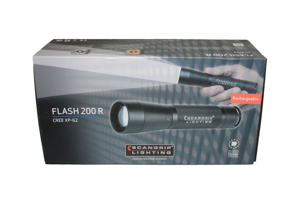 SCANGRIP Flash 600 R m. Akku, 300 Lumen SCANGRIP Flash 600 R m. Akku, 300 Lumen
