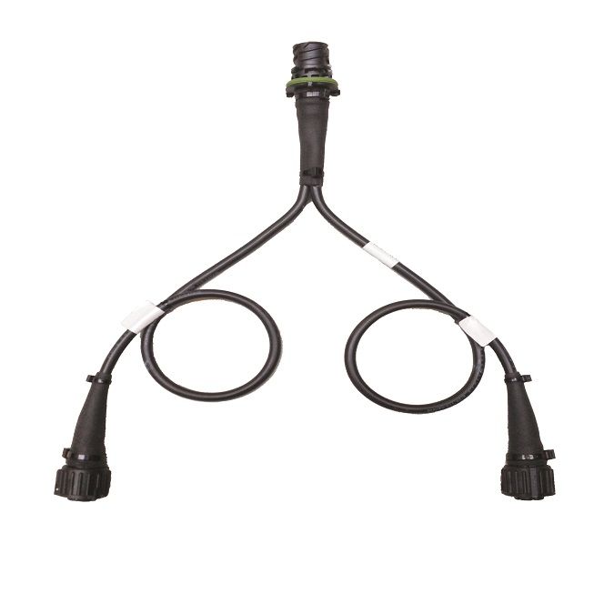 PROPLAST Verteilerkabel, 0,5 m, AMP 7-polig 7-poliger AMP (m) a. 2 x 7-poliger AMP (w)