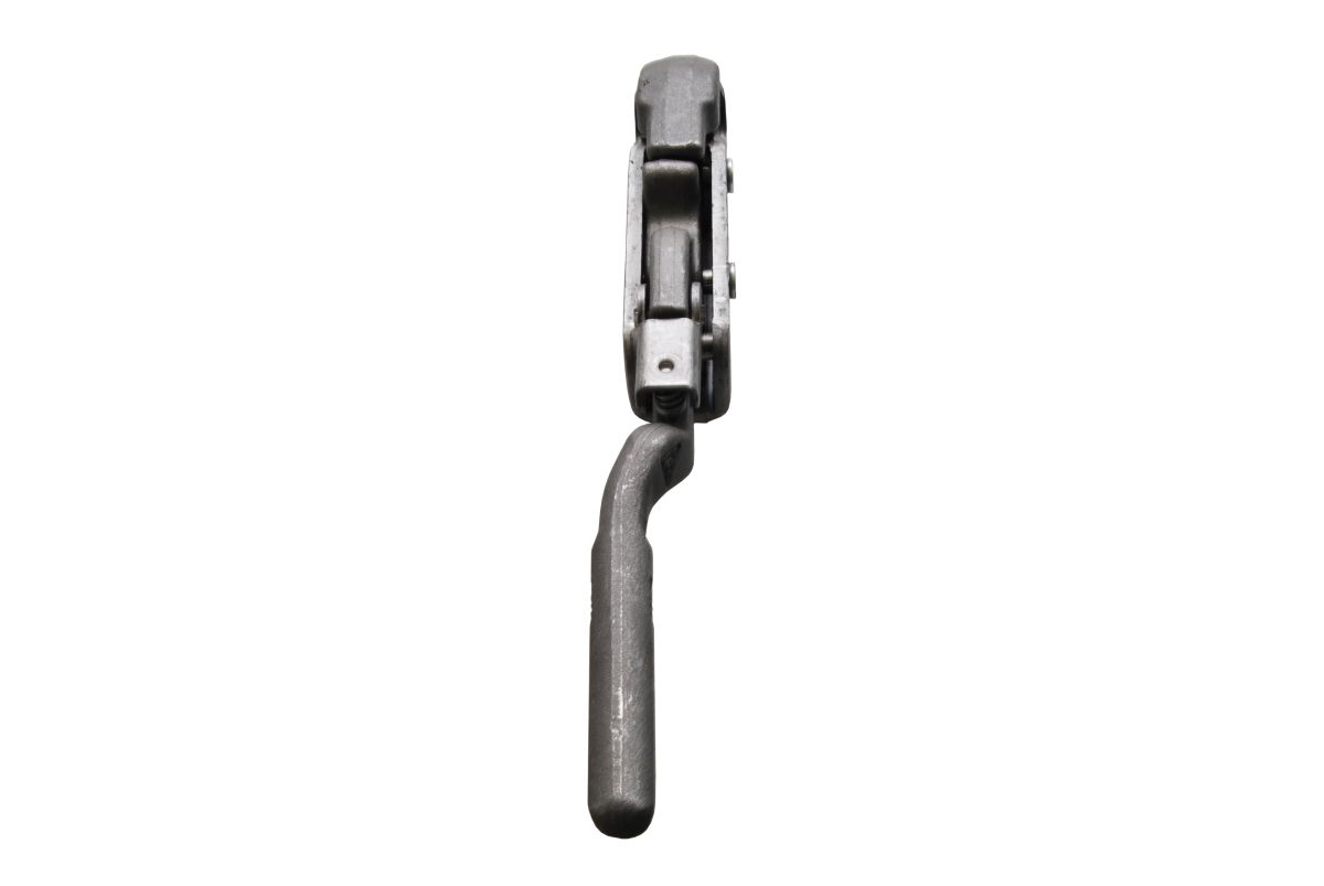 FBS Kipperverschluss, 270 mm, links verkröpft z. Anschweißen, Stahl roh FBS Kipperverschluss, 270 mm, links verkröpft z. Anschweißen, Stahl roh