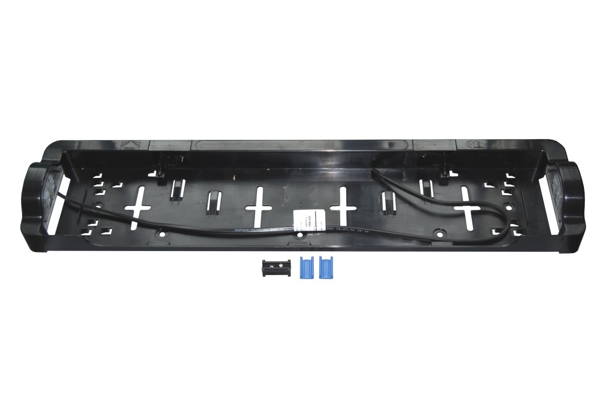 ASPÖCK Kennzeichenhalter  m. 2 x KZL LED, 0,8 m DC-Kabel, 12/24 V ASPÖCK Kennzeichenhalter  m. 2 x KZL LED, 0,8 m DC-Kabel, 12/24 V