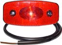 PROPLAST Begrenzungsleuchte LED rot m. Rückstrahler, 0,5 m Kabel, 12 V