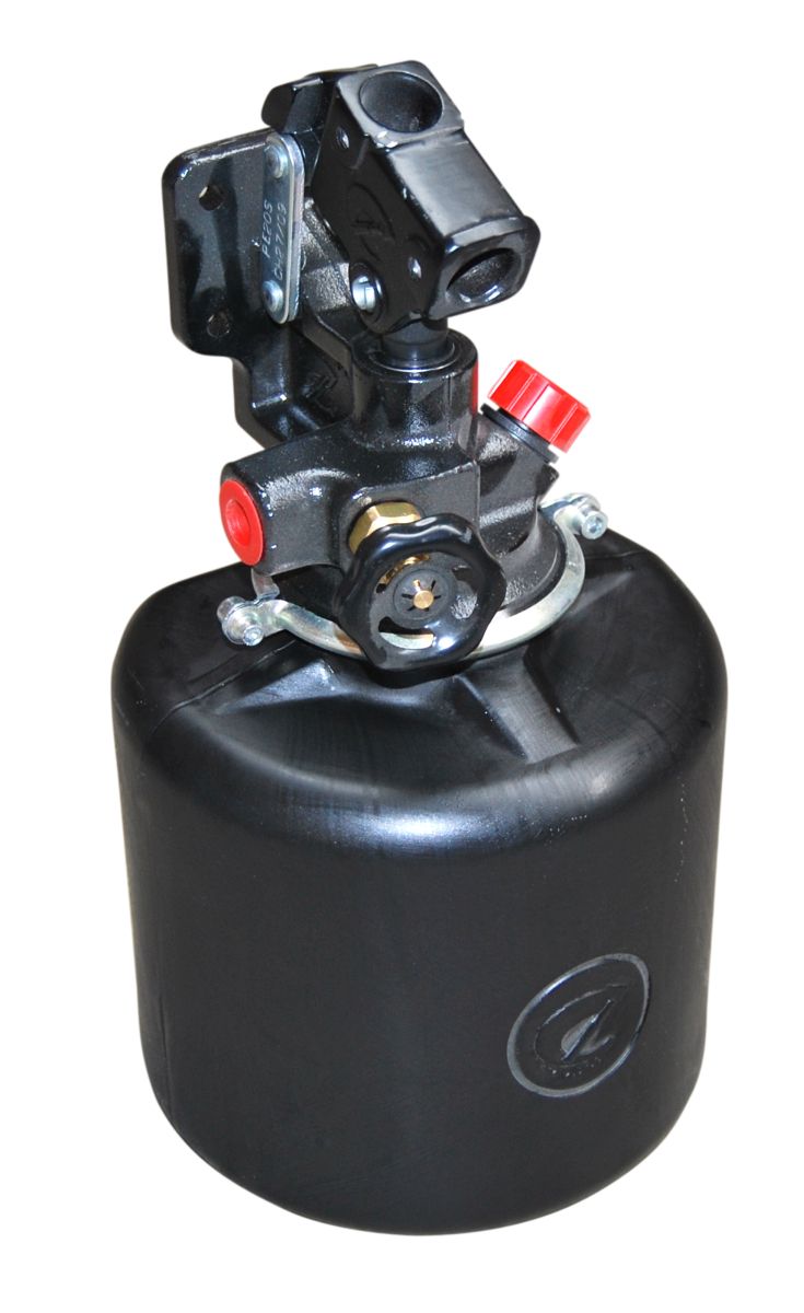 Einfachwirkende Handpumpe PE 2 20 ccm, 150 bar, m. 4 l Kunsts Einfachwirkende Handpumpe PE 2 20 ccm, 150 bar, m. 4 l Kunsts