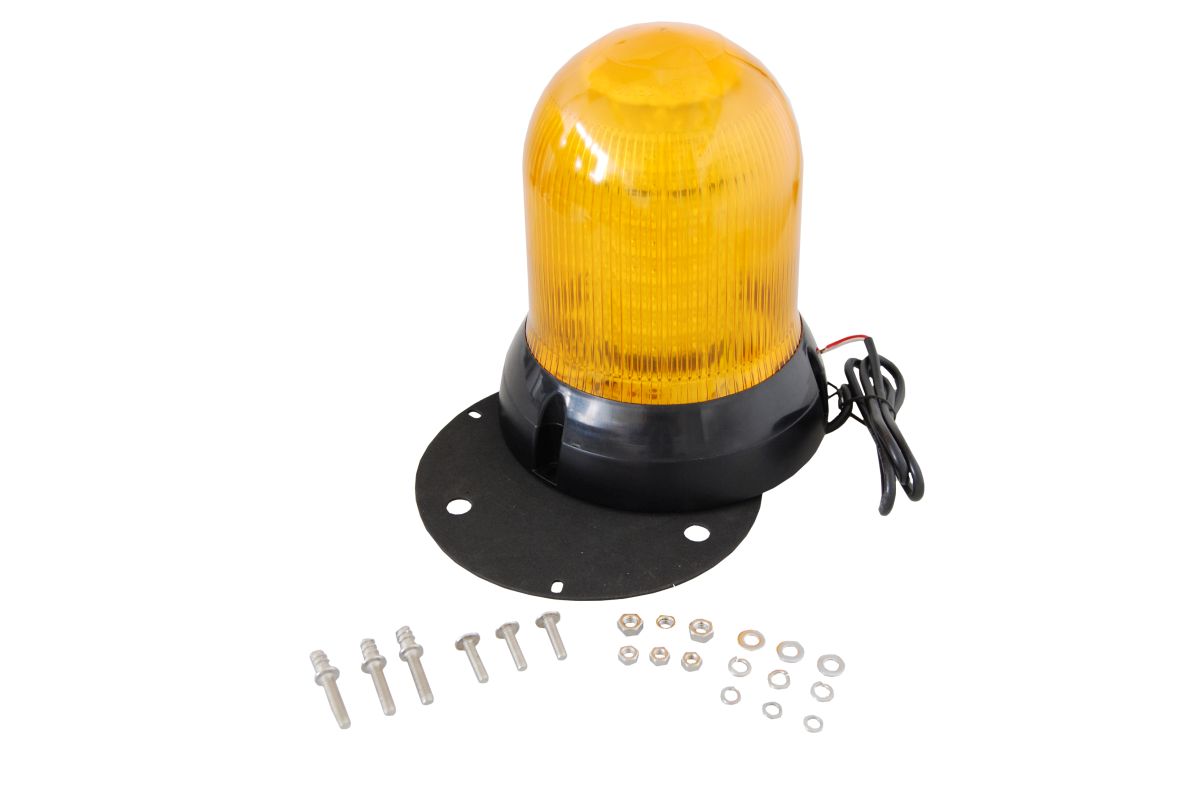 Rundumkennleuchte LED orange m. 180 SQ-LED´s, 10-30 V