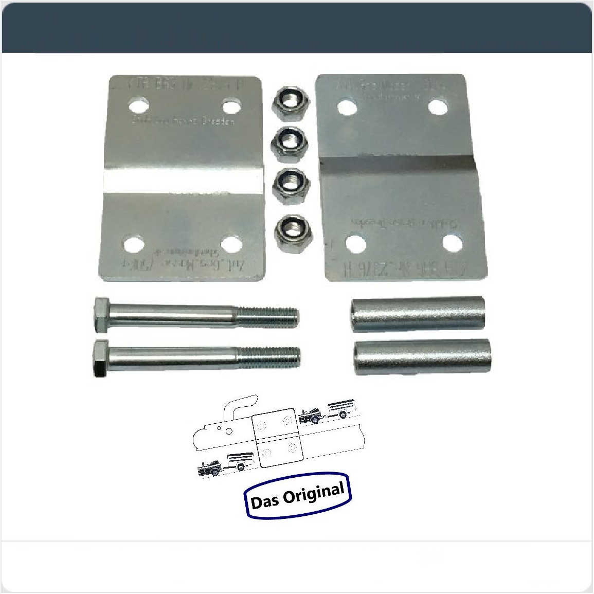DDR Höhenadapter / Höhenausgleich für Zugmaul / Kugelkupplung / Klaue KK92 DDR Höhenadapter / Höhenausgleich für Zugmaul / Kugelkupplung / Klaue KK92