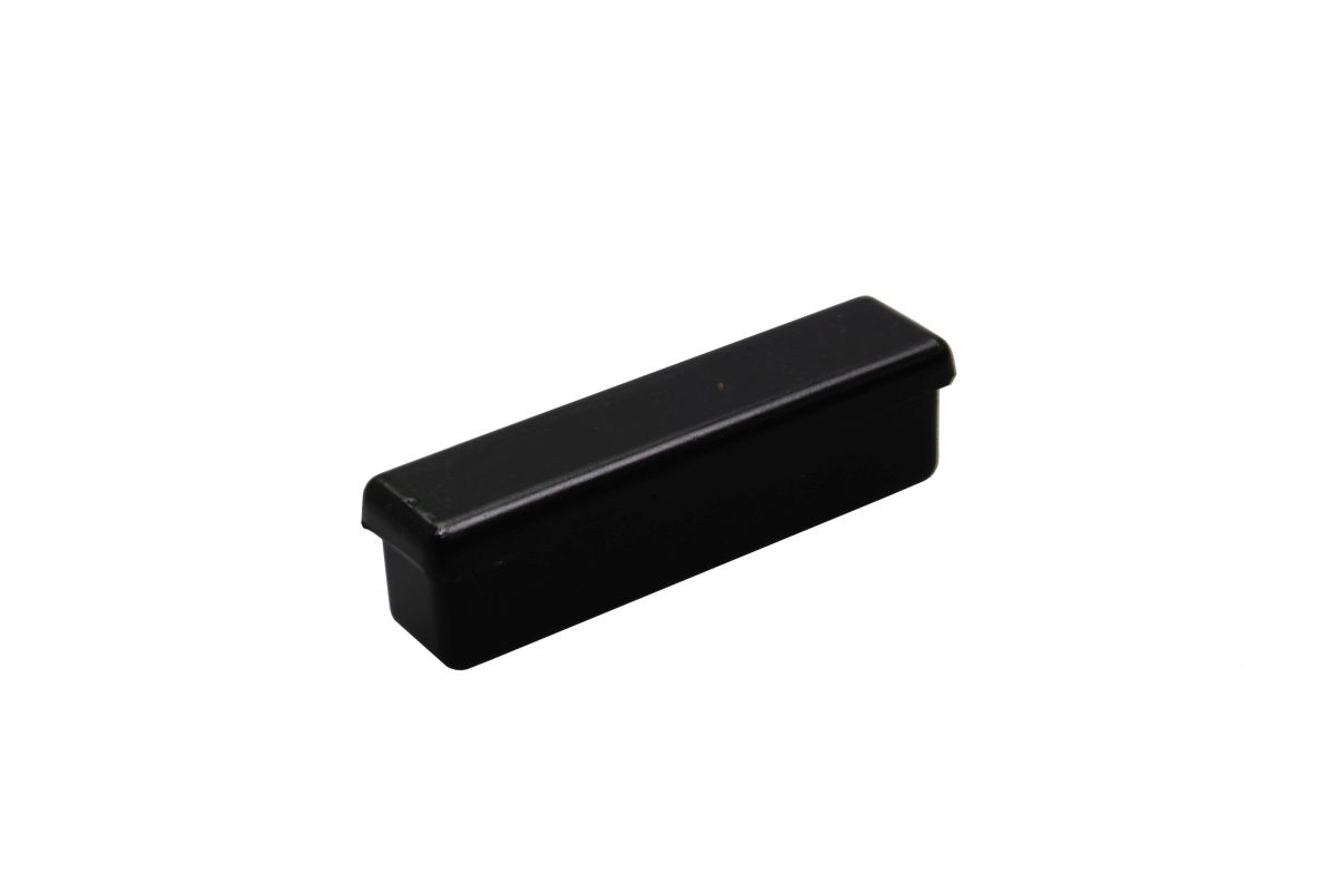 Endstück f. Einsteckprofil, 25 x 100 x 29 mm schwarz, Kunststoff
