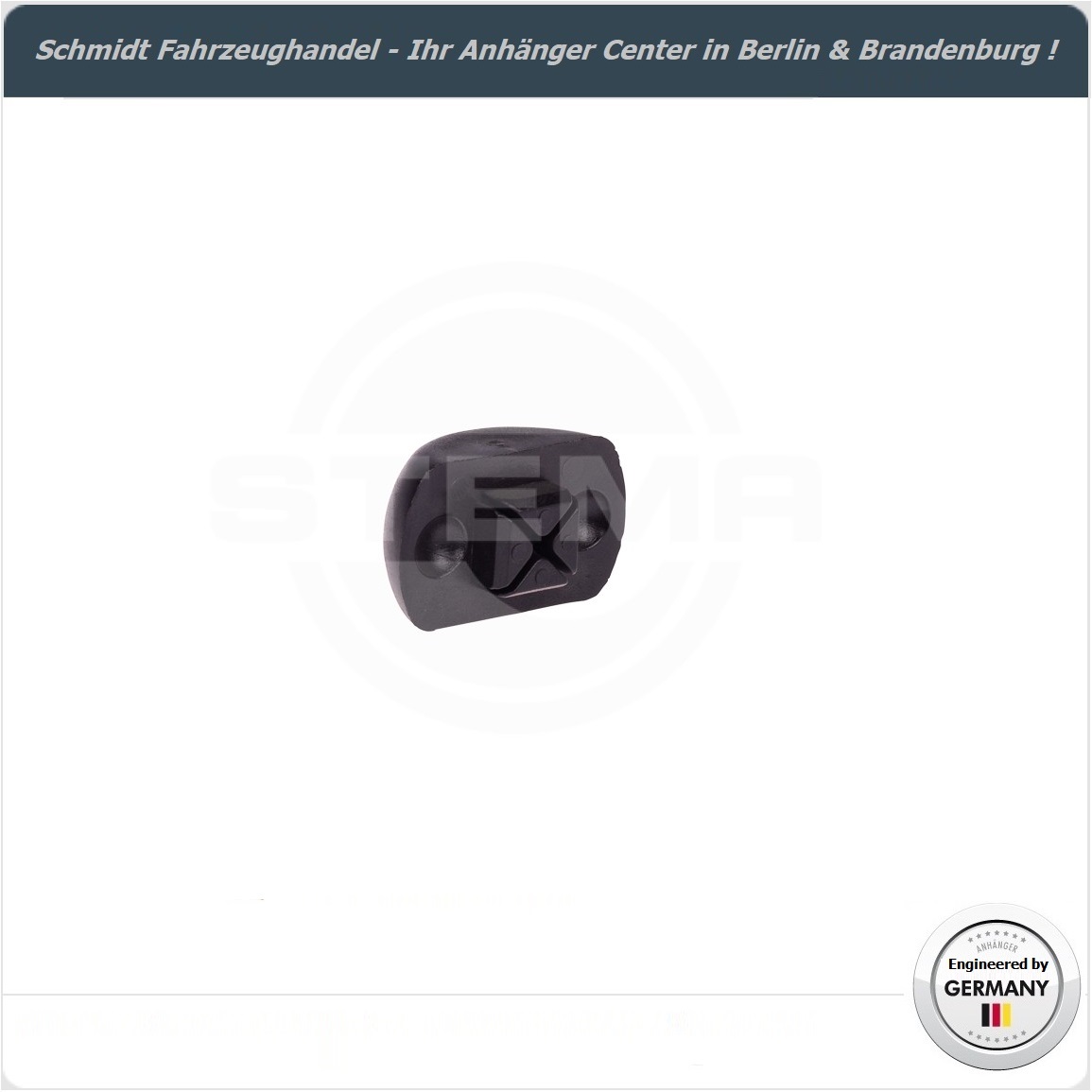 Distanzstopfen Aufnahme eckig Form = Halbmond Distanzstopfen Aufnahme eckig Form = Halbmond