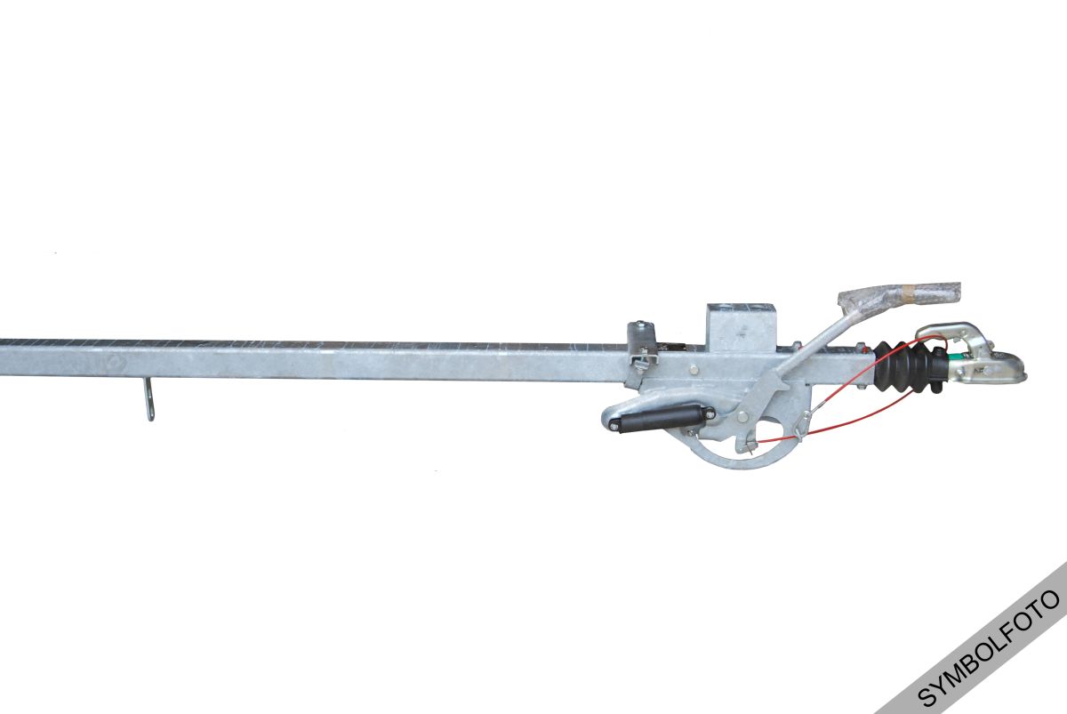 KNOTT Auflaufeinrichtung KV13-C4, 750-1400 kg Vkt. 70 x 2500 mm, Stützlast 100 kg