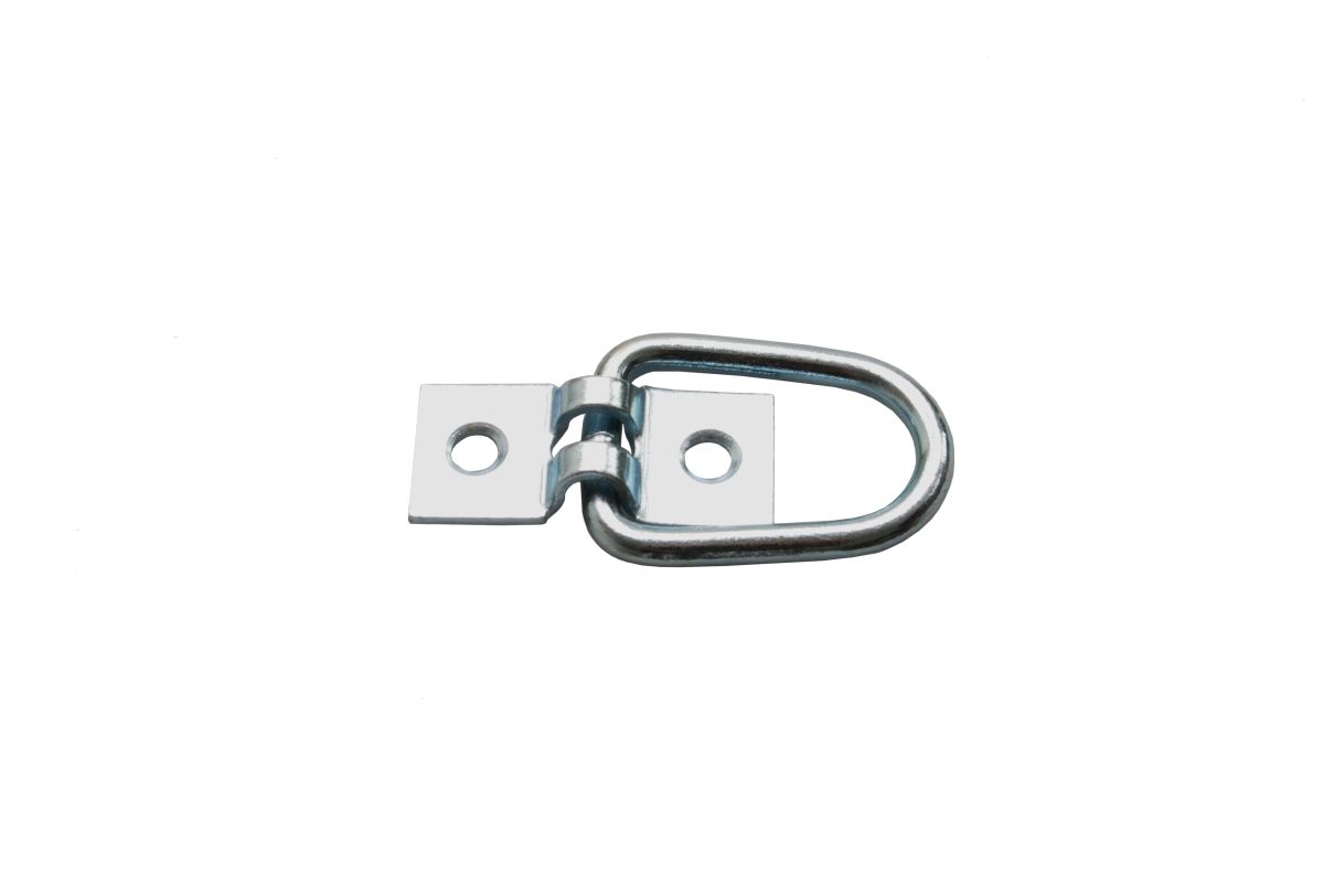 Bügelkrampe, 20 x 45 mm, Lochabstand 28 mm Lichtehöhe 37 mm, Lichtebreite 20 mm, z. Umklappen Bügelkrampe, 20 x 45 mm, Lochabstand 28 mm Lichtehöhe 37 mm, Lichtebreite 20 mm, z. Umklappen