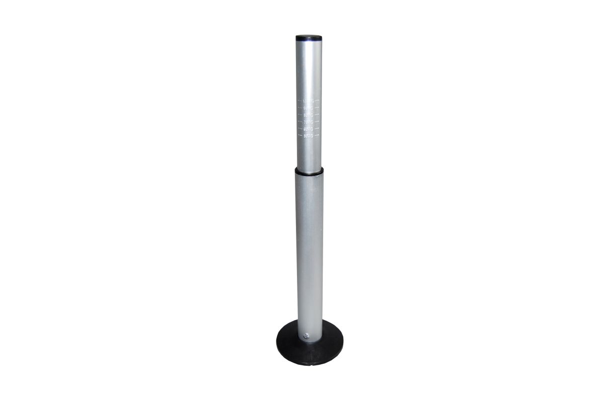 Stützlastwaage, bis 100 kg m. rundem Fuß Ø 100 mm, Alu Stützlastwaage, bis 100 kg m. rundem Fuß Ø 100 mm, Alu