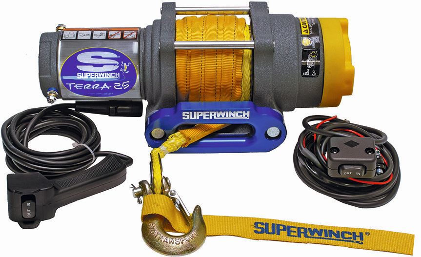SUPERWINCH Terra 25 SR 1134 kg, 12 V, Synthetikseil SUPERWINCH Terra 25 SR 1134 kg, 12 V, Synthetikseil